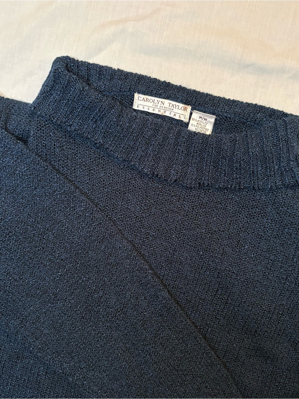 Carolyn Taylor Navy Crewneck Women’s Sweater